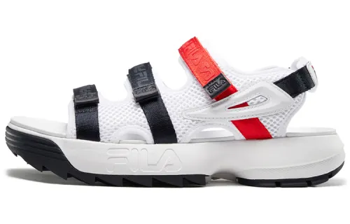 FILA Disruptor Sports Sandals White/Black/Red
