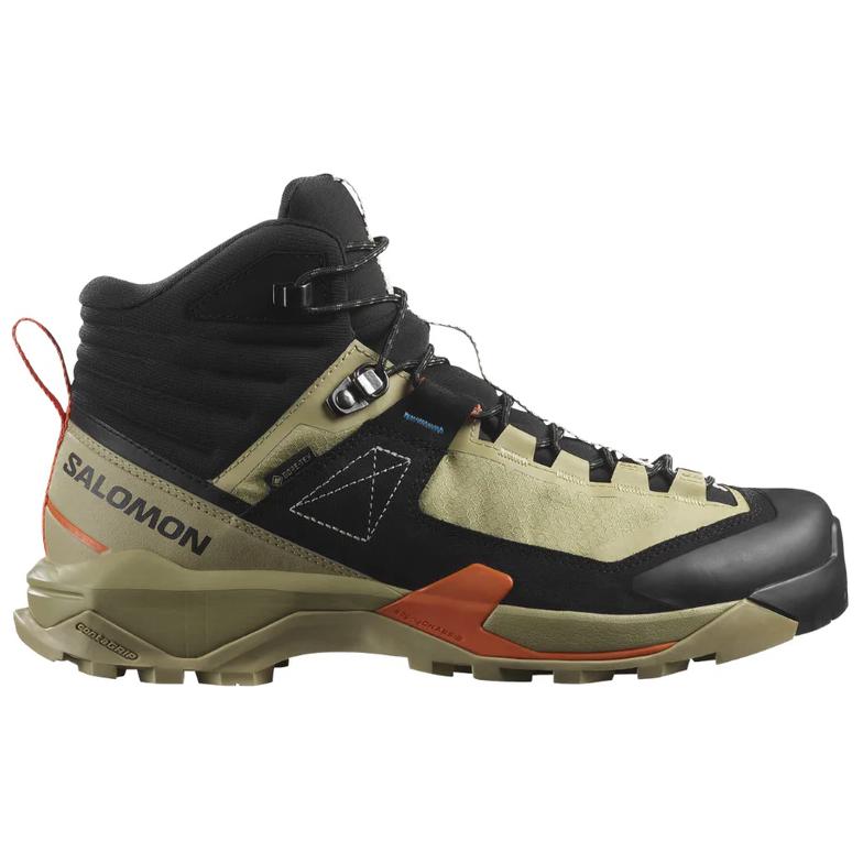 SALOMON X Ultra ALPINE Comfortable Slip Resistant Mid top Mountaineering Shoes Men’s Black Green