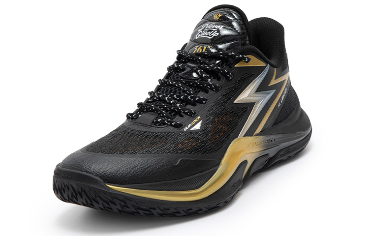 361° LIGHT UP Game Ready Low top Basketball Shoes Men’s Black Gold