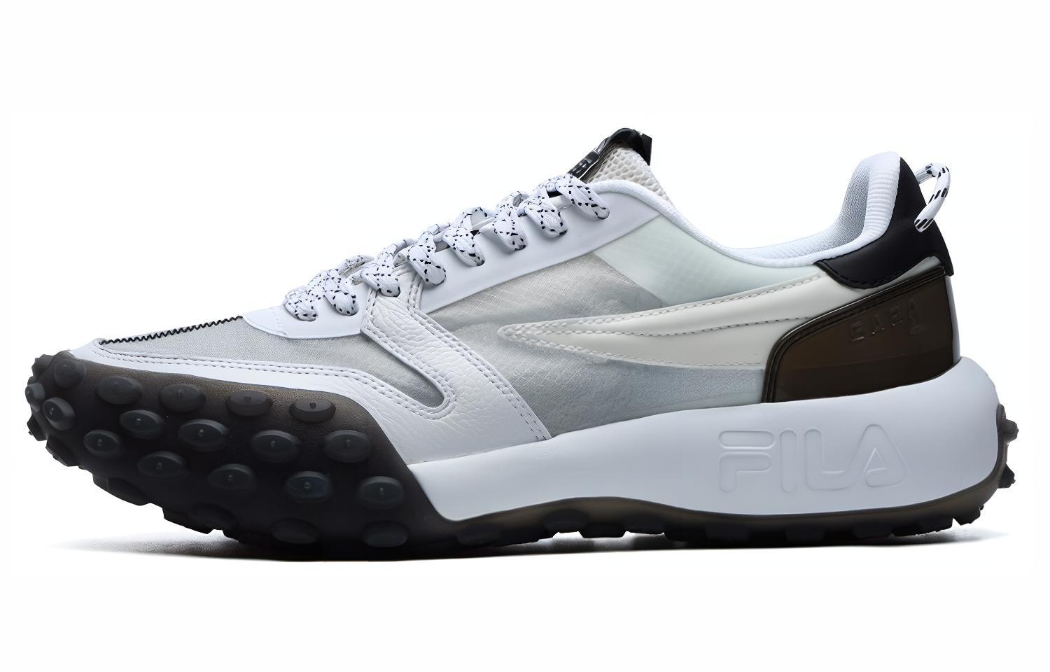 FILA Gara Cushioning Abrasion Resistant Breathable Low top Chunky Sneakers Men's Cloud Dancer