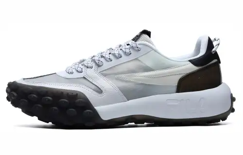 FILA Gara Cushioning Abrasion Resistant Breathable Low top Chunky Sneakers Men's Cloud Dancer