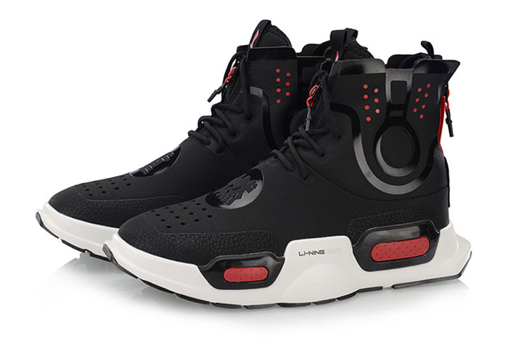 LINING NYFW Reburn Unisex High Basketball Leisure Shoes | Black