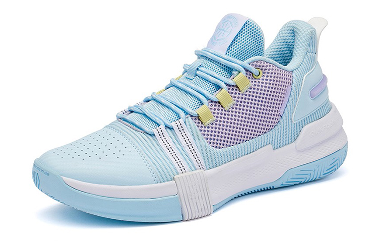 361° Burning War Fabric Cushioning Slip Resistant Abrasion Resistant Breathable Mid top Basketball Shoes Men’s