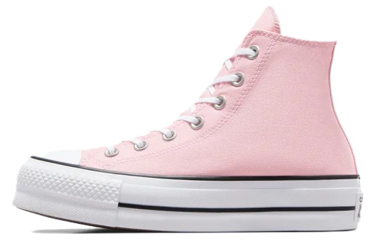 Женские кеды Converse All Star Lift (розово-черно-белые)