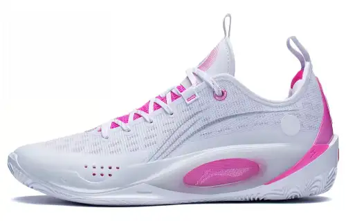 LiNing Wade's Way 808 2.0 Anti-slip Low-top Basketball Shoes Men's White Pink
