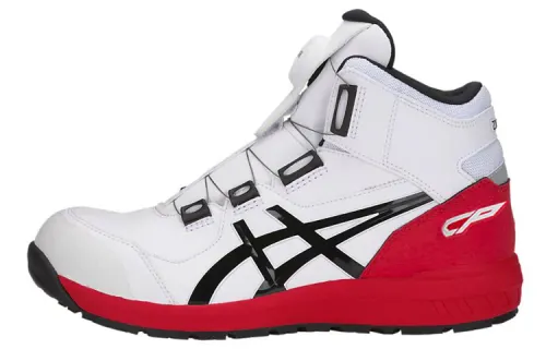ASICS Winjob Cycling Shoes Unisex High Top White/Black