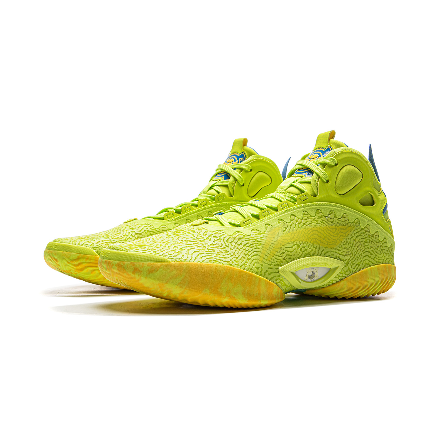 Disney X Li Ning Yushuai 19 Carbon Core Basketball Shoes Men’s Mid Top Digital Green