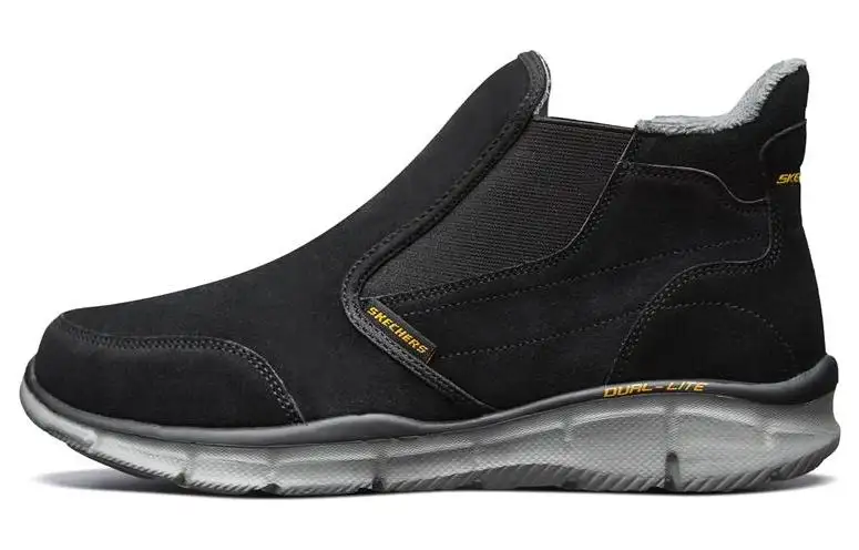 Skechers Equalizer Ankle Boots Men's Black Gray