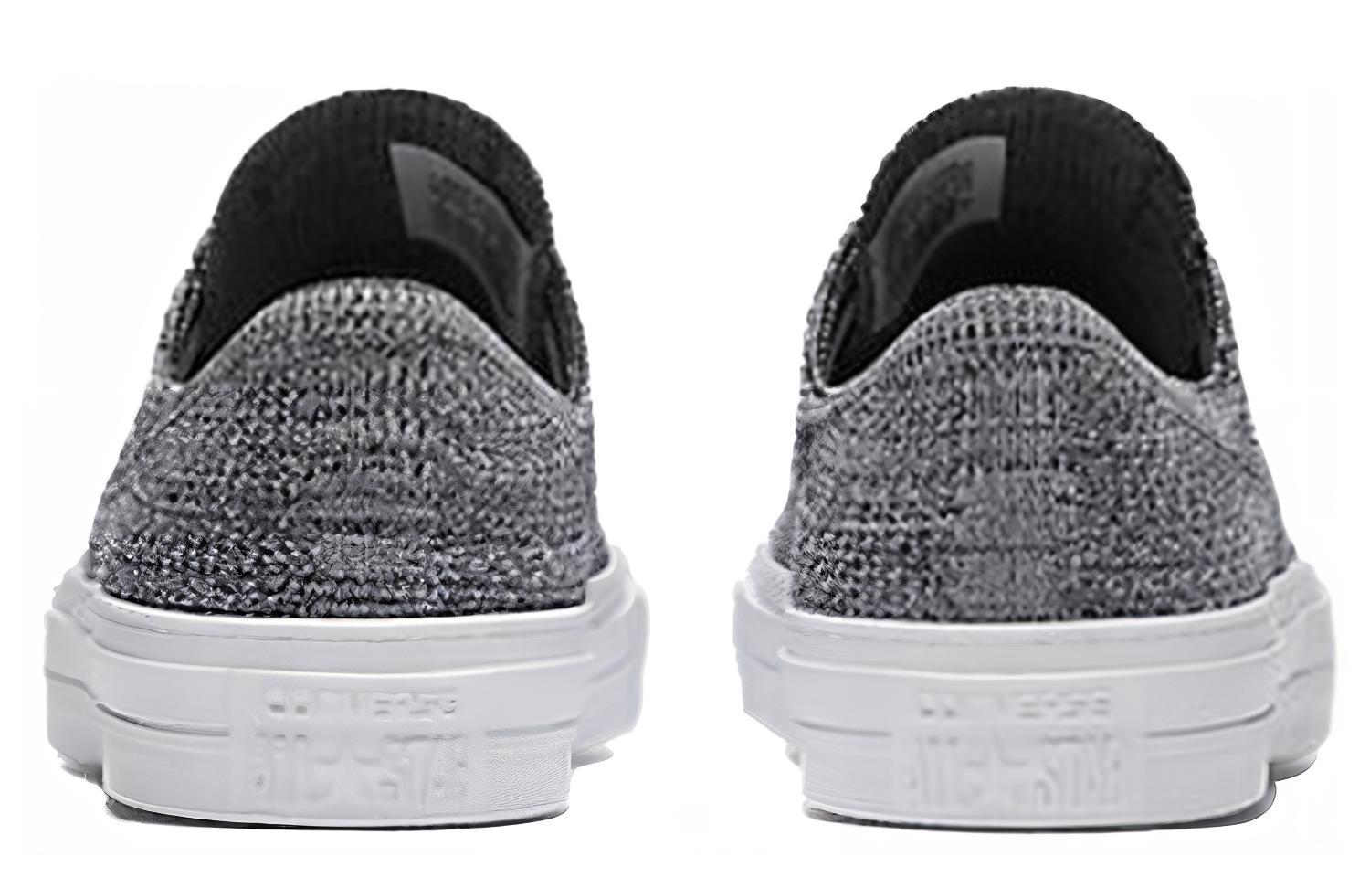 Кеды Nike x Converse Chuck Taylor All Star Low (серо-белые) — Серый / белый — фото 5