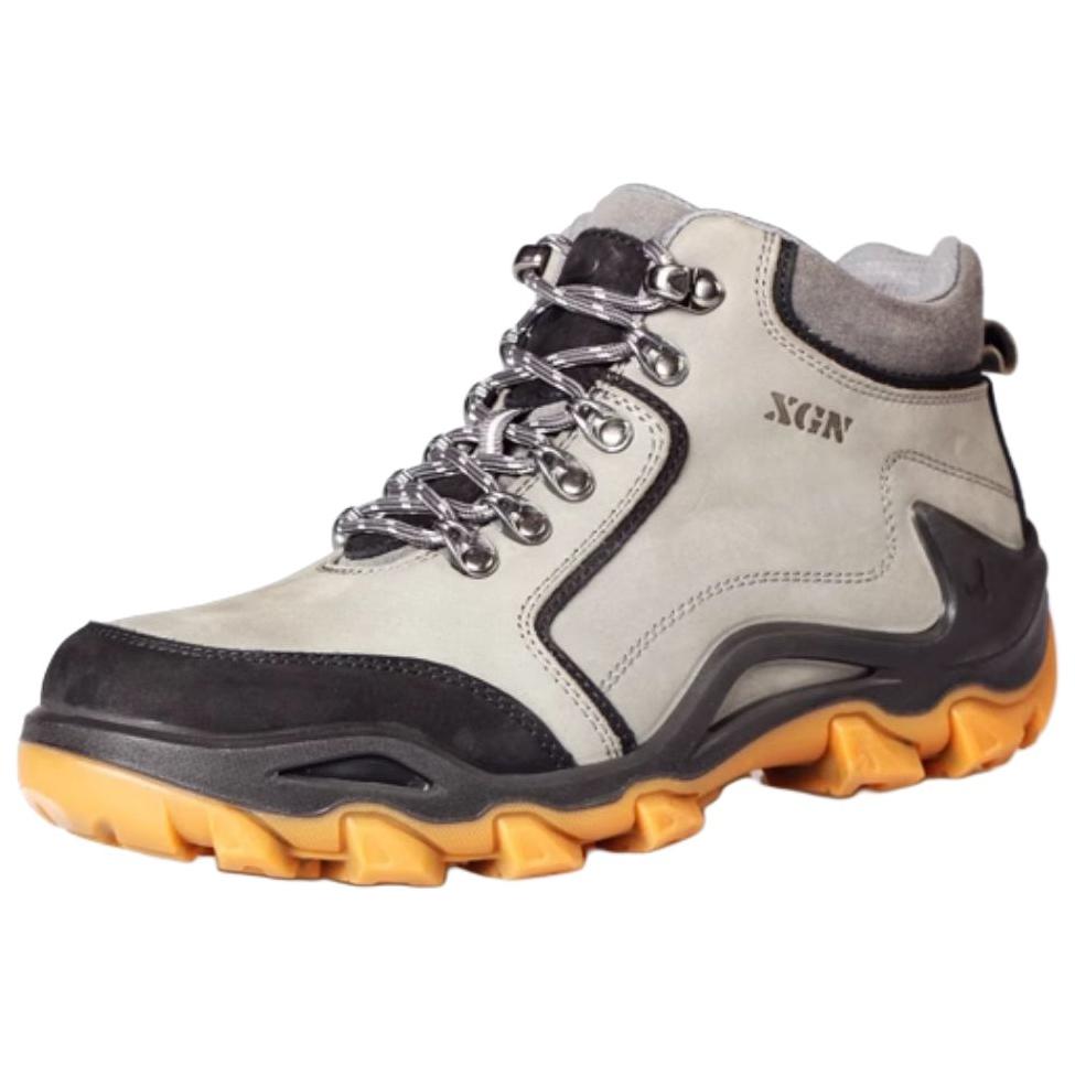 XGN Breathable, Slip Resistant, And Abrasion Resistant Low top Mountaineering Shoes Men’s Gray