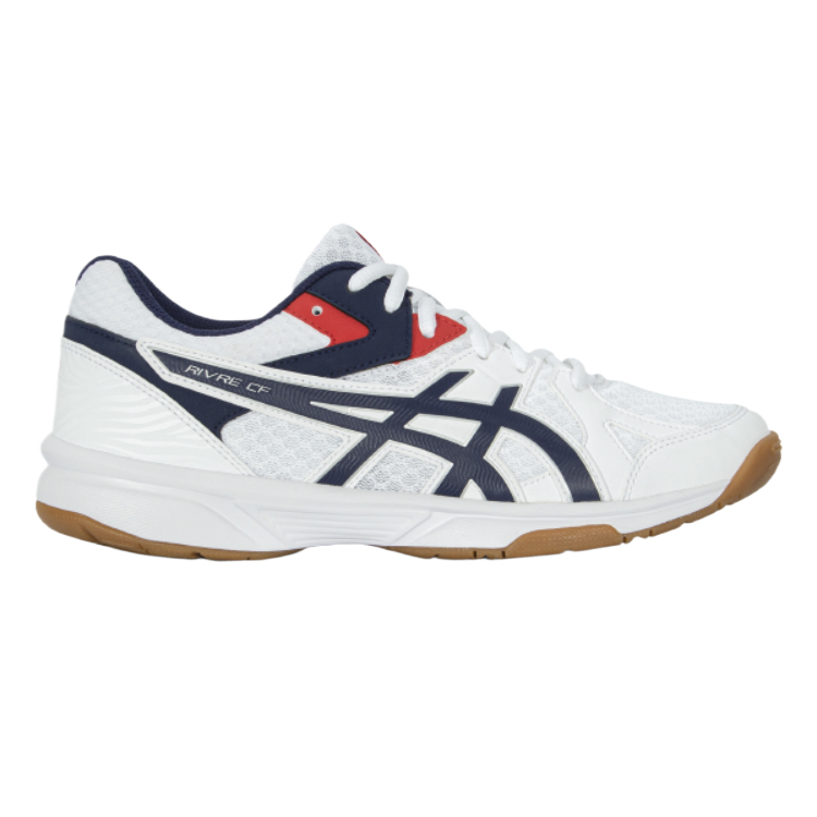 Asics RIVRE CF Mesh, Synthetic Leather Low top Training Shoes Unisex White Blue