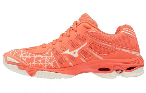 Mizuno Wave Voltage Volleyball Shoes Women's Low Top Orange