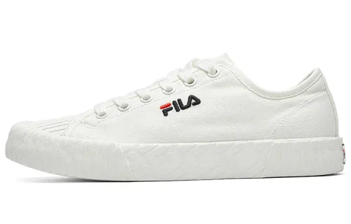 FILA Fmcv Carve Low Canvas Shoes White Women's