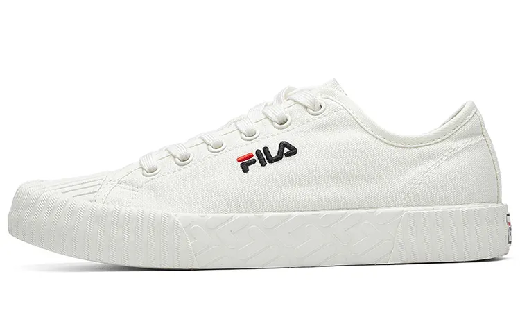 FILA Fmcv Carve Low Canvas Shoes White Women's