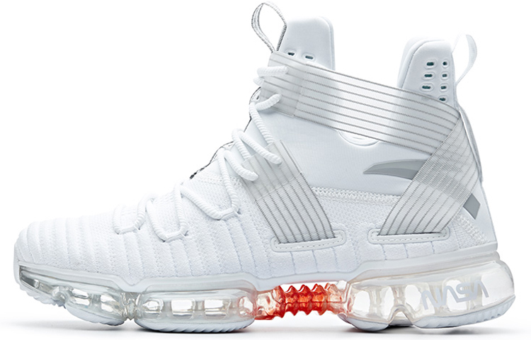 Anta SEEED Slip Resistant Lightweight Non slip Lightweight High top Basketball Shoes Men's White