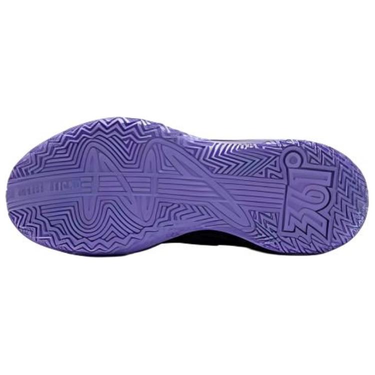 361° Lace Up Cushioning Slip Resistant Low top Basketball Shoes Men’s Black Purple