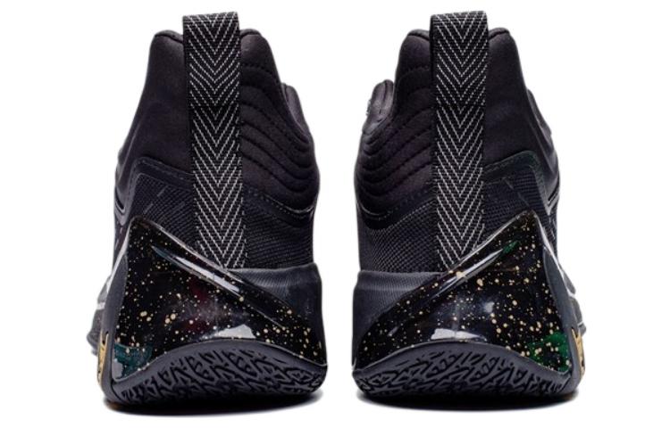 XTEP Monster 3.0 Mid top Performance Basketball Shoes Men’s Black Gold