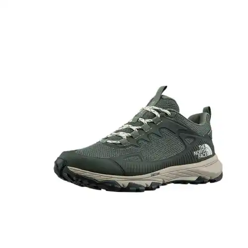 THE NORTH FACE Mesh Abrasion Resistant Waterproof And Breathable Rebound Grip Low top Hiking Shoes Women's Green