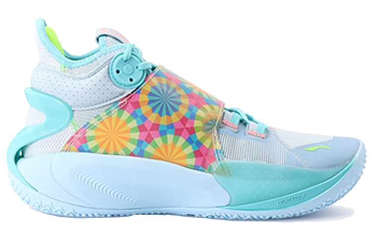 Li Ning SONIC 9 Textile, Synthetic Leather, TPU Cushioning Slip Resistant Abrasion Resistant Coverage Support Mid top