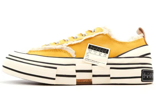 VESSEL G.O.P. Lows Low top Canvas Shoes Unisex Yellow