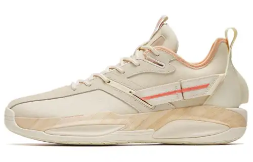 Anta Anta GH3 Nitrogen Technology Textile Synthetic Leather TPU Shock Absorbing Anti-Slip Wear-Resistant Wrapped Support Low-top Nitrogen Technology Practical Basketball Shoes Men's Pink Orange