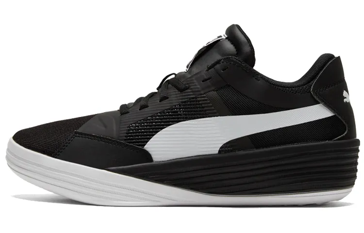 PUMA Clyde All Pro TEAM Low top Basketball Shoes Unisex Black White