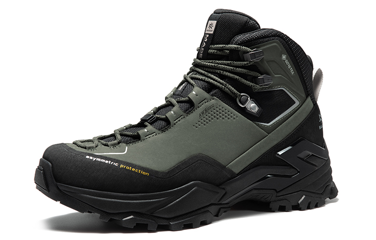 KAILAS Outdoor Sports Waterproof And Slip Resistant Mid top Hiking Shoes Men’s Dark Moss Green