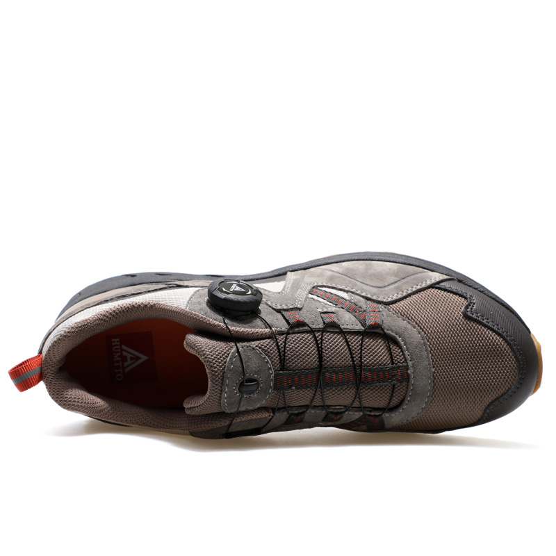HUMTTO Mountaineering & Hiking Shoes Men’s Low Top Gray/Brown