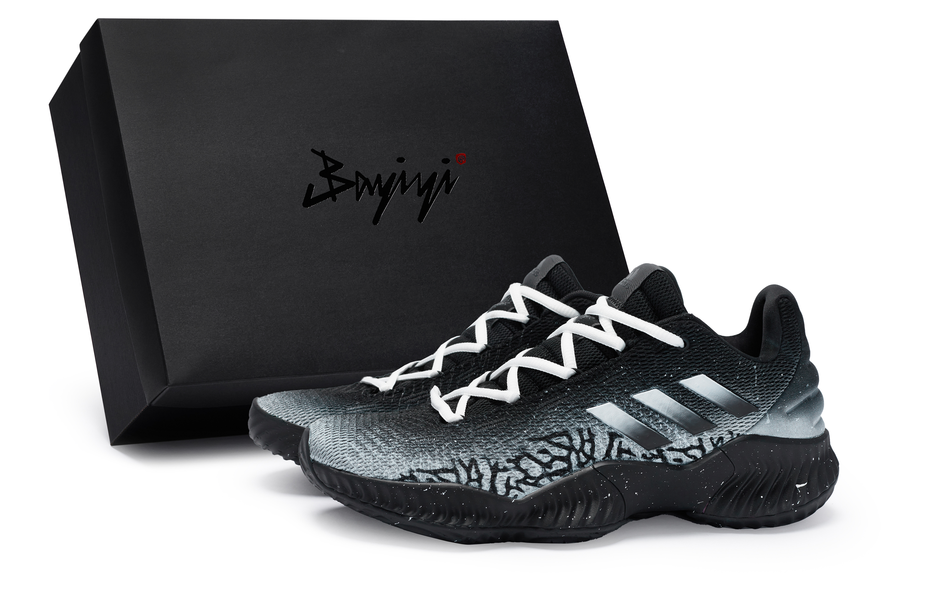 Adidas Pro Bounce 2018 Low 811 Manufacturing, Deep Sea Coral, Special Shoe Box Fabric Cushioning Slip Resistant Low top