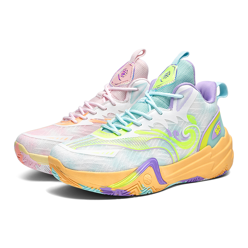 HEIWEILU Slip Resistant Abrasion Resistant Slip Resistant Abrasion Resistant High top Basketball Shoes Unisex