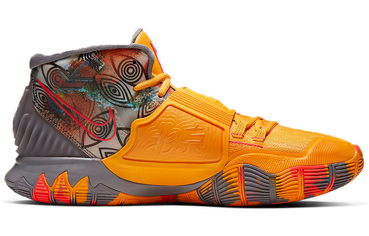 Баскетбольные кроссовки Nike Kyrie 6 (желтые) — фото 2