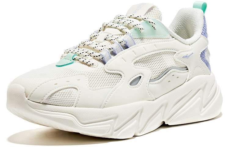 Erke Training Shoes Women’s Low Top Ivory White/Willow Purple