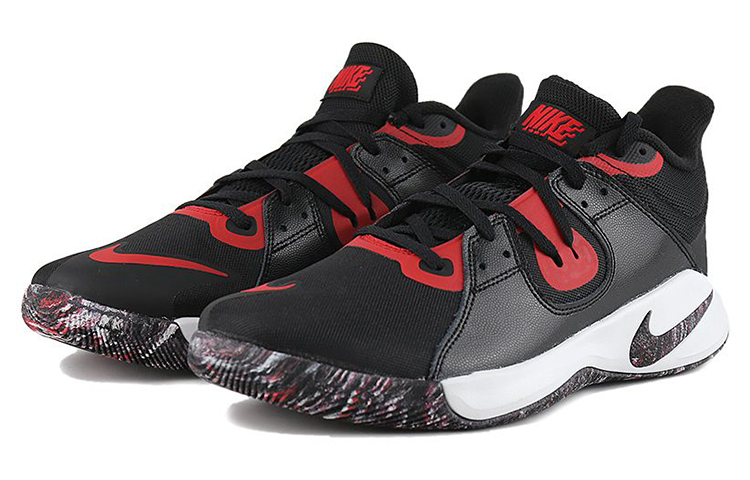 Мужские кроссовки Nike Fly.By Mid (черно-красный) — Чёрныйкрасный — фото 3