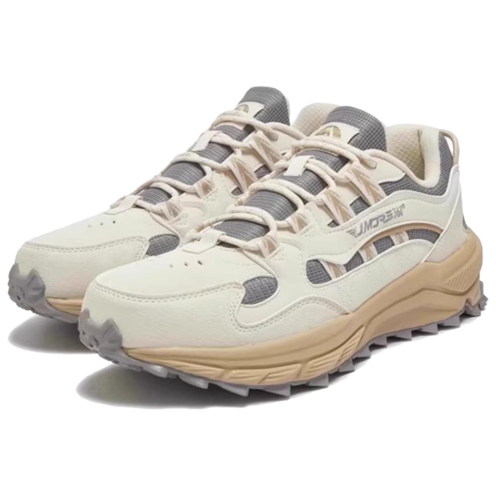 361° Breathable And Slip Resistant Breathable And Slip Resistant Low top Hiking Shoes Men’s Beige Gray