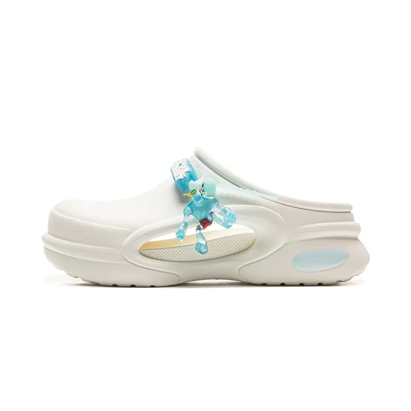 Li Ning x YINGXIONGLIANMENGYONGCHIPAIDUI Soft Clogs Unisex White