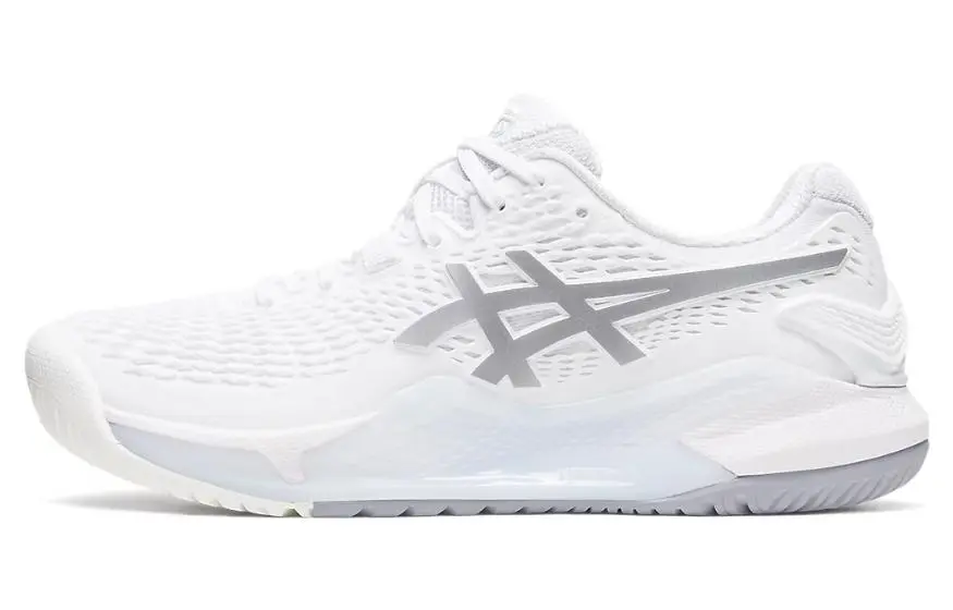 ASICS Gel Resolution 9 White Pure Silver Women's