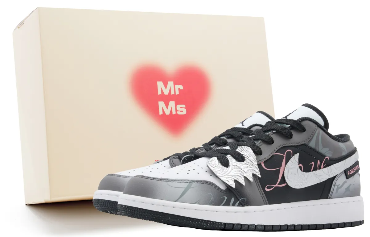 Jordan Air Jordan 1 Low Leather Cushioning Slip Resistant Cushioning Slip Resistant Low top Vintage Basketball Shoes