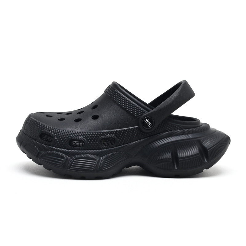 Женские сабо Jeep Holes Shoes (черные)