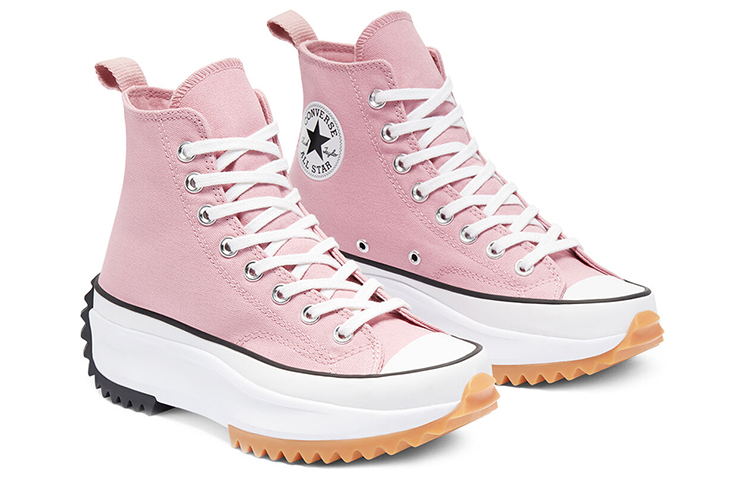 Женские кеды Converse Run Star Hike (розовые) — фото 3