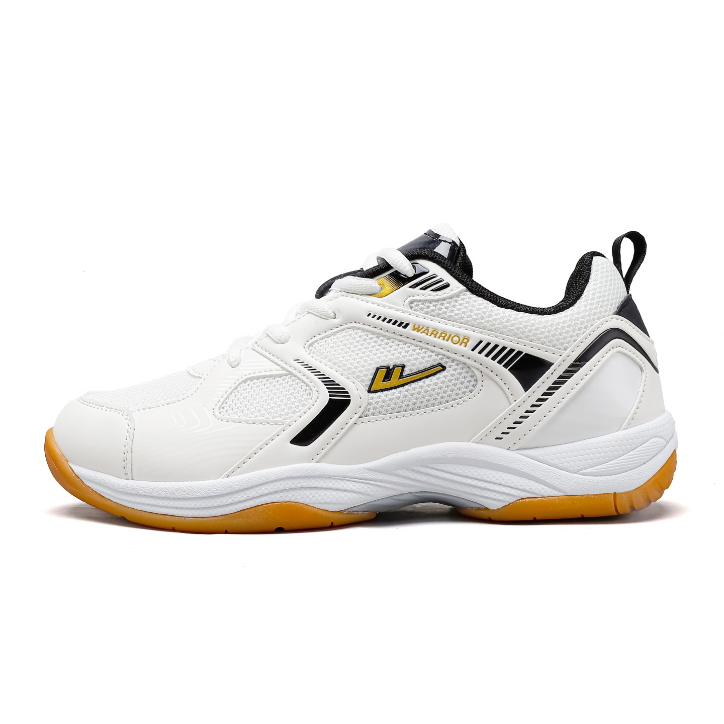 Warrior Cushioning Slip Resistant Breathable Cushioning Slip Resistant Breathable Low top Badminton Shoes Men’s White