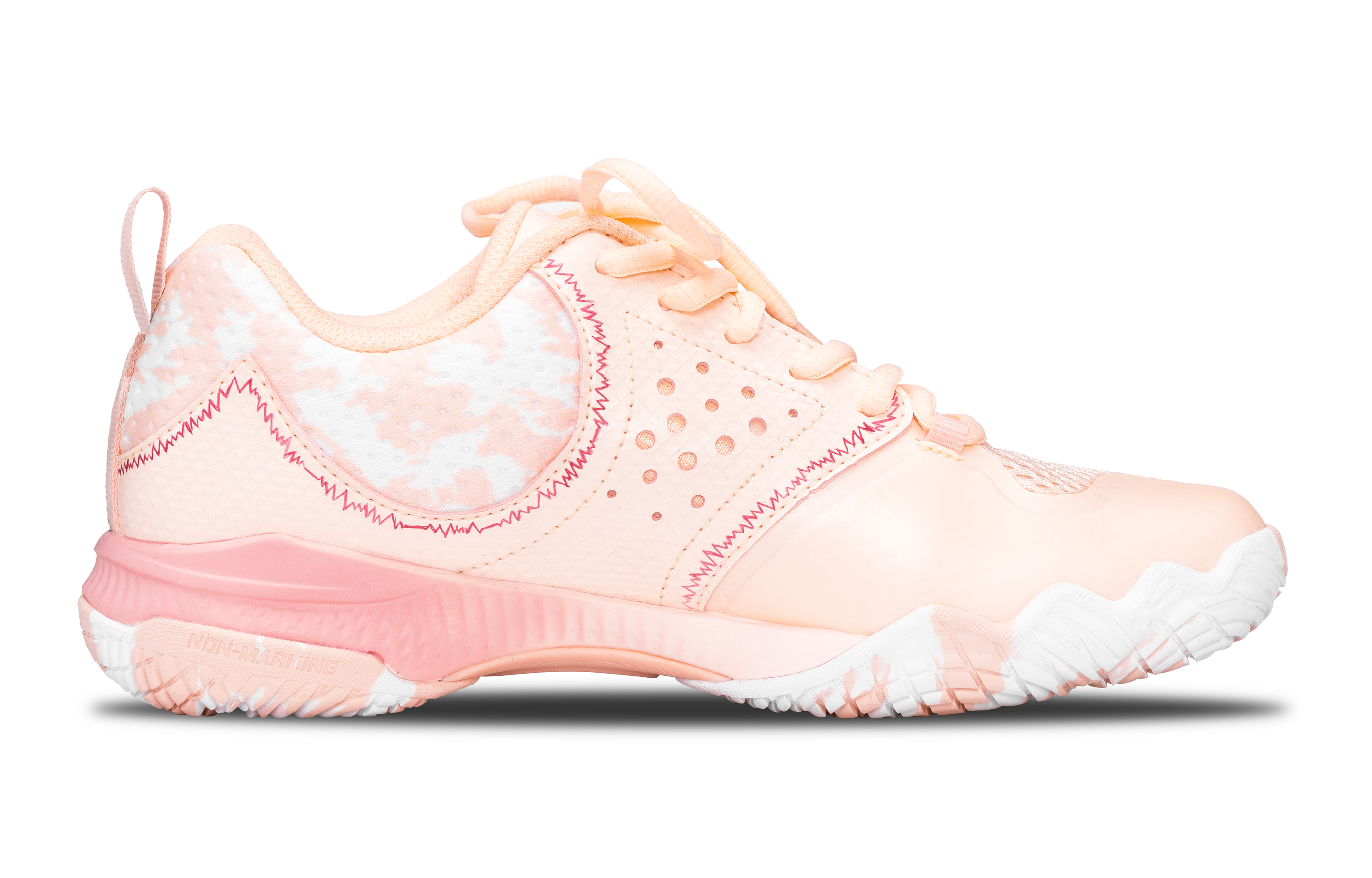 Li Ning Halberd TD Cushioning Slip Resistant Rebound Low top Badminton Shoes Women’s Pink