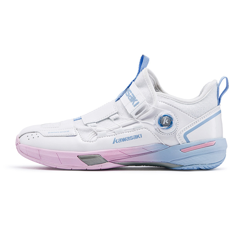 Kawasaki Rubber Abrasion Resistant Mid top Badminton Shoes Unisex