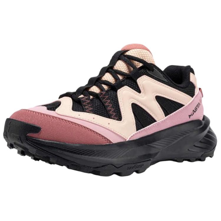 361° Cushioning Slip Resistant Breathable Low top Hiking Shoes Women’s Obsidian Black Extraordinary Pink
