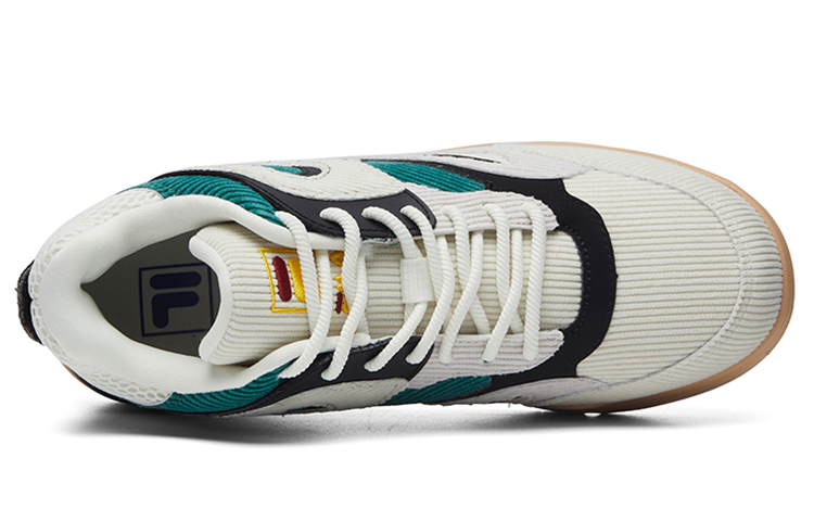 FILA FUSION MORDEN CHIC FMC KJ7 Low top Vintage Basketball Shoes Women’s White Green