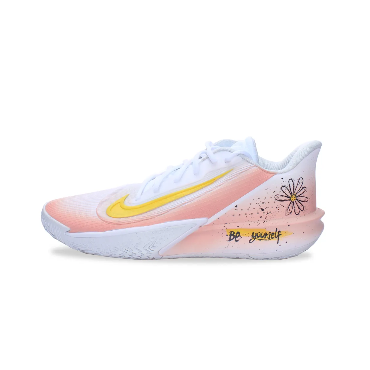 Nike Precision 7 Slip Resistant, Abrasion Resistant, Lightweight Low top Basketball Shoes Men's Pink White