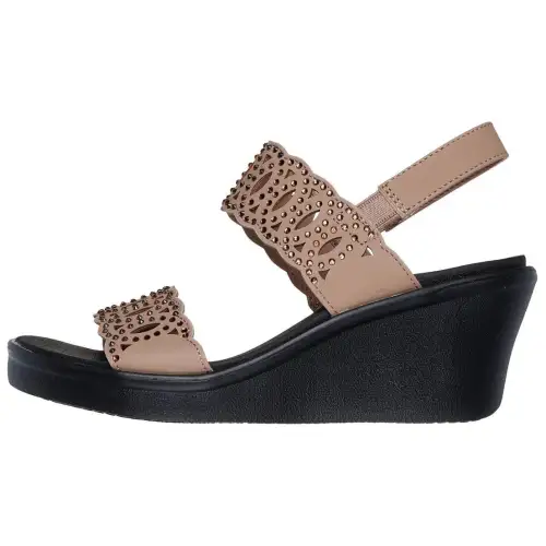 Skechers One Strap Sandals Women's Brown