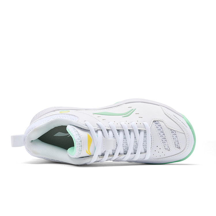 Li Ning Rocket Shoe 2.0 Slip Resistant, Breathable, Lightweight Low top Badminton Shoes Unisex Light Turquoise