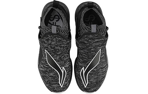 Li Ning YuShuai 12 Non slip Lightweight High top Basketball Shoes Men’s Black White