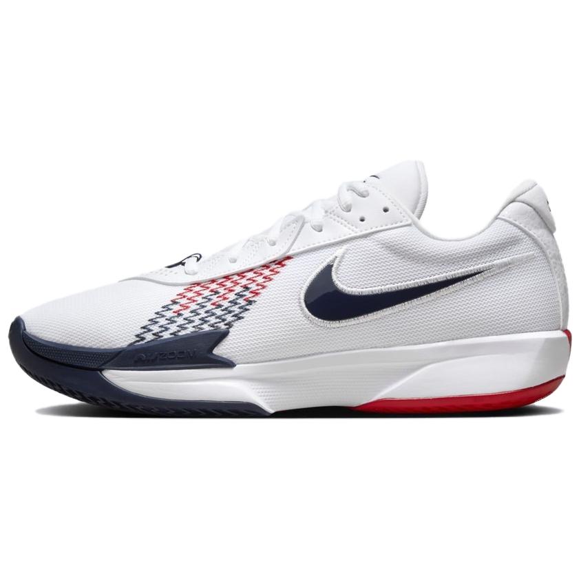 Nike Air Zoom G.T. Cut Academy USA Team USA Color scheme Low top Basketball shoes Men's white and black