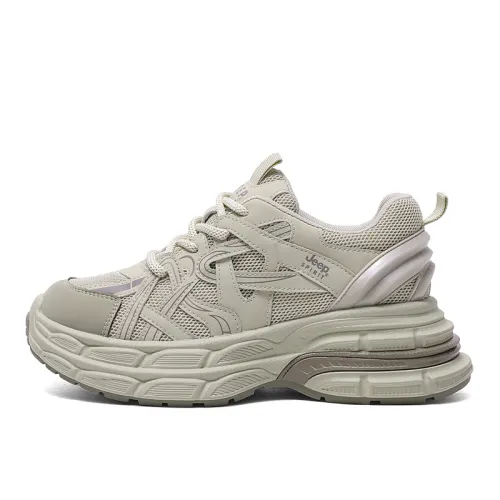 JEEP SPIRIT Versatile Comfortable Low top Platform Height Increasing Women's Chunky Sneakers